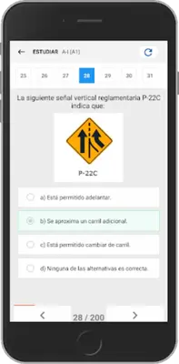 Simulacro MTC android App screenshot 2